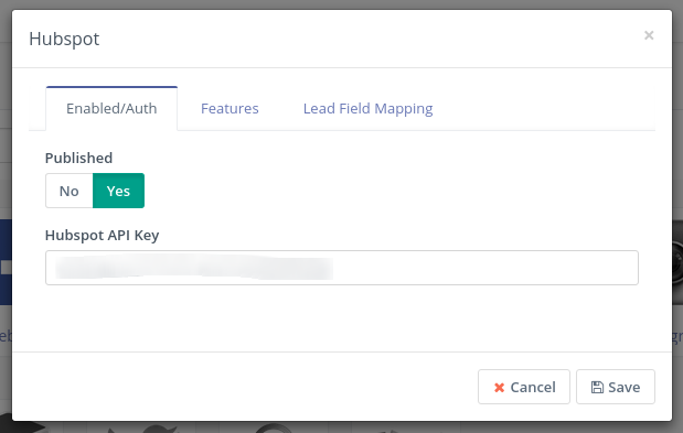 Hubspot CRM Plugin configuration Hubspot CRM Plugin configuration
